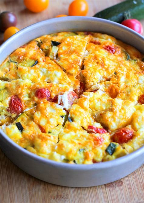 Zucchini Goat Cheese And Tomato Frittata The Roasted Root