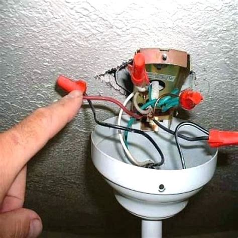 installing ceiling fan  red wire