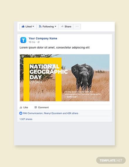 Free National Geographic Day Pinterest Pin Template Download In Psd
