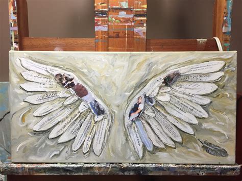 Angel Wings Art Painting Custom Order Your Own Special Set Of Etsy