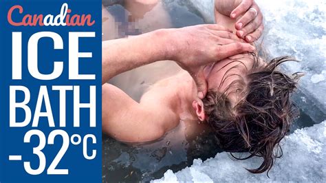 32° Canadian Ice Bath Youtube