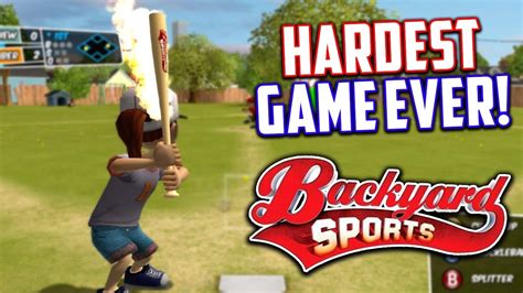 Use the mouse to place yourself and hit the ball to complete these minigames THE HARDEST BASEBALL GAME EVER! Backyard Sports : Sandlot ...