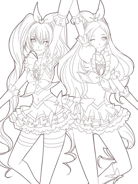 Chibi Anime Wolf Coloring Pages