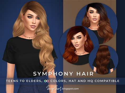 Sonya Sims Belo And May Hair Sims 4 Hairs Acf