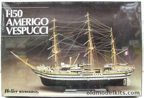 Heller 1150 Amerigo Vespucci Italian Sailing Ship 80807