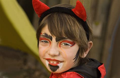 Halloween Devil Face Paint Tutorial