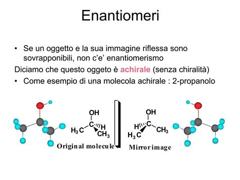 Enantiomeri Gli Ogget