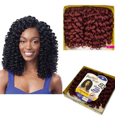 Freetress 2x Ringlet Wand Curl Synthetic Hair Crochet Braids Ot30 Beauty