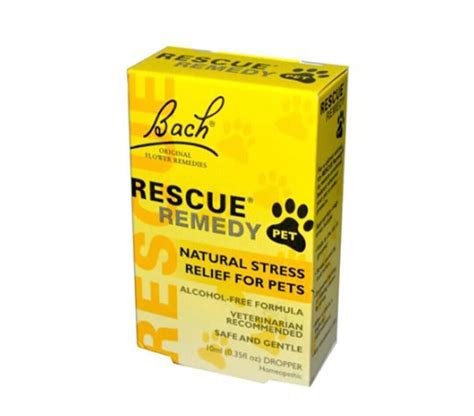 Bach Original Flower Remedies Rescue Remedy Pet Dog Cat Stress Anxiety