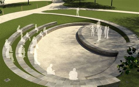 Proposed Amphitheatre Bath Npa Visuals Urban Landscape Design
