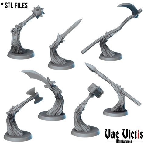 3d Printable The Spiritual Weapons By Vae Victis Miniatures