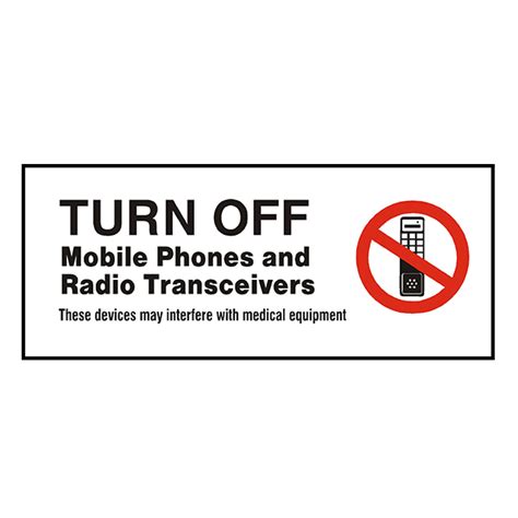 Turn Off Mobile Phones Sign Banner House