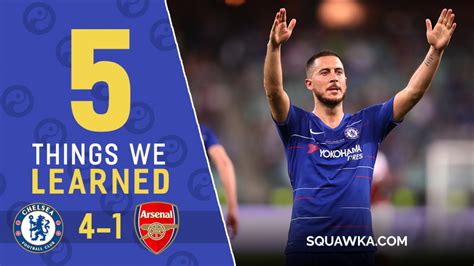 At emirates stadium, 89, 26, 34, 29. Chelsea 4-1 Arsenal: Five things learned as Sarri secures ...