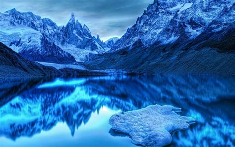 Wallpaper Landscape Mountains Lake Nature Reflection Snow Ice