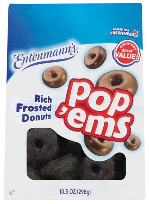 Entenmanns Donuts Rich Frosted Chocolate Donuts Popems Chocolate