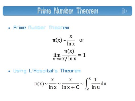 Ppt Riemann Zeta Function And Prime Number Theorem Powerpoint Presentation Id2712330