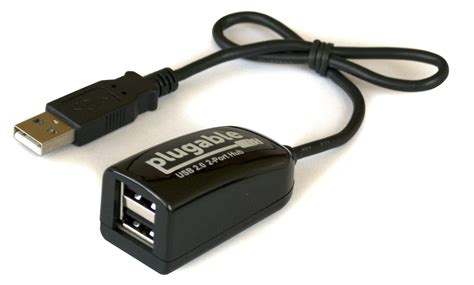 Plugable Travel Usb Hub Usb 20 2 Port