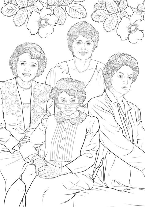 Constructed with cozy yet lightweight p. Golden Girls Coloring Book for A Quick Usage | Educative ...