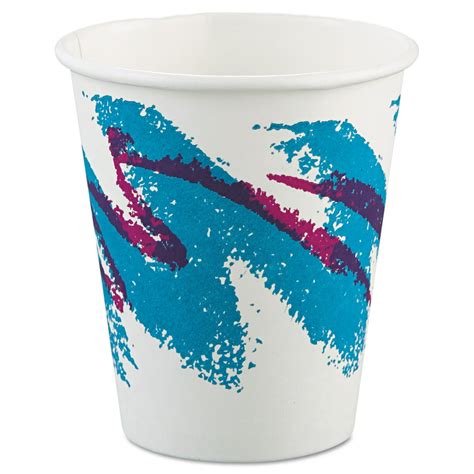 Solo Cup Company Jazz Paper Polycoated 6 Oz Hot Cups 50 Count Pack