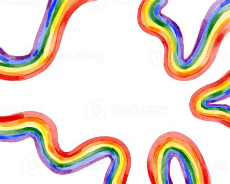 rainbow flag watercolor background lgbt pride month watercolor texture concept png 23932356 png
