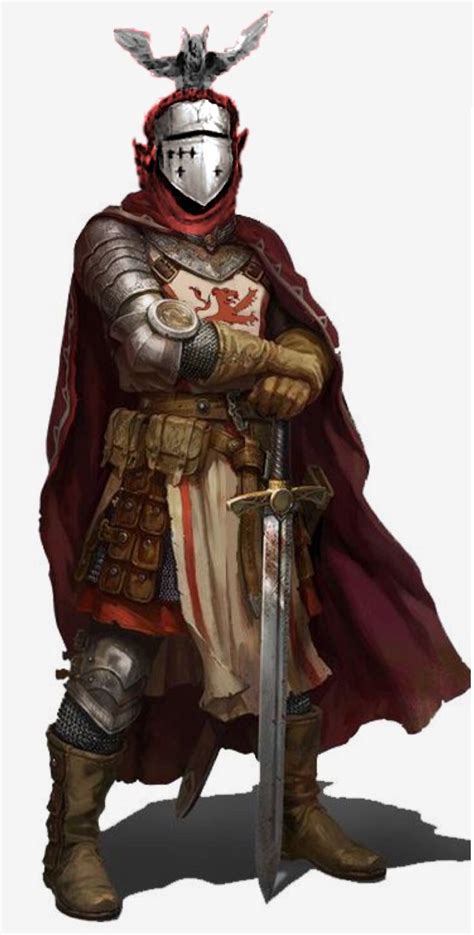 Arbarani Knight Crusader Knight Knight Art Red Knight
