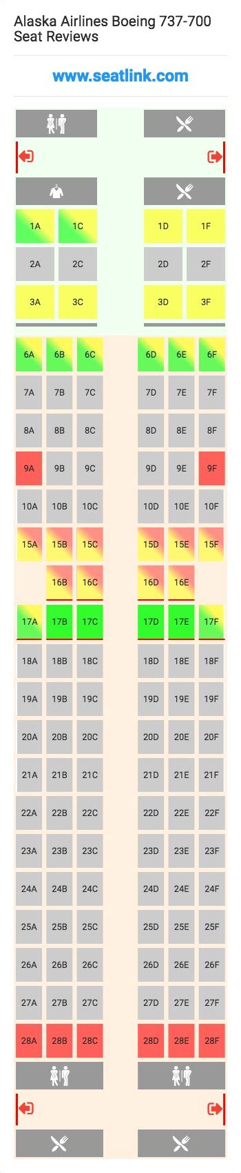 Alaska Airlines Seating Chart Gallery Of Chart Ce