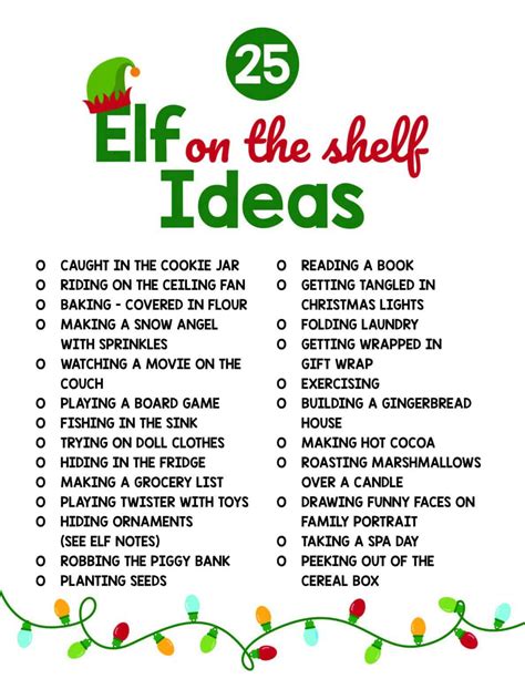 25 Elf On The Shelf Printables And Ideas Saving Dollars And Sense