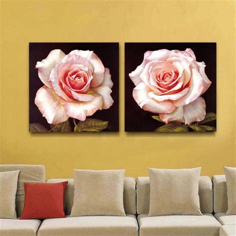 15 Fabulous Rose Wall Painting Design Ideas For You To Try In Home 2