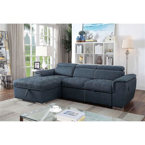 Furniture Of America Foa Patty Cm6514bl Sect Contemporary Sectional