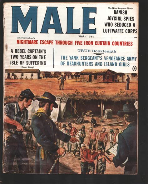 male 3 1961 civil war pow camp cover charles copeland mort kunstler bruce minney exploitation