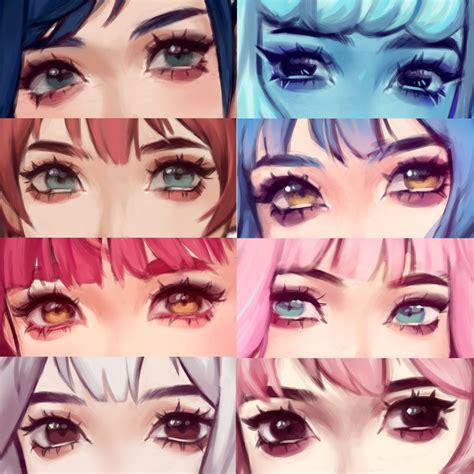 Eyes Beautiful By Ashiroyuuko Art Reference Digital Art Anime