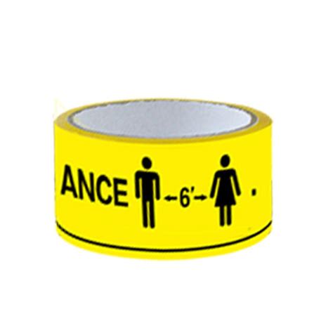1roll Please Wait On This Line Keep 6ft Distance Floor Marking Tape