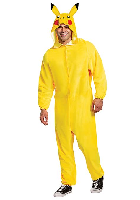 Pok Mon Pikachu Classic Costume For Adults