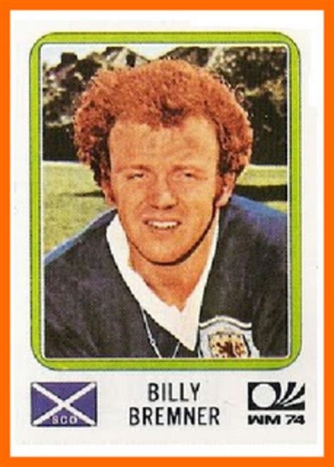 billy bremner of scotland 1974 world cup finals card 1974 world cup world cup final football
