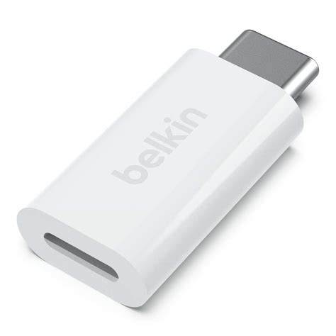 Belkin Lightning Audio To Usb C Adapter Lightning To Usb C Adapter For