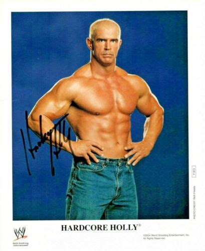 Hardcore Bob Holly Signed Wwe Authentic 8x10 Photo Sasigned Coa Ebay