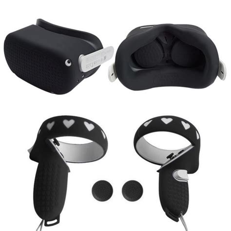 Silicone Cover Set For Oculus Quest 2 Protective Cover Include Front Shell Cover And Controller