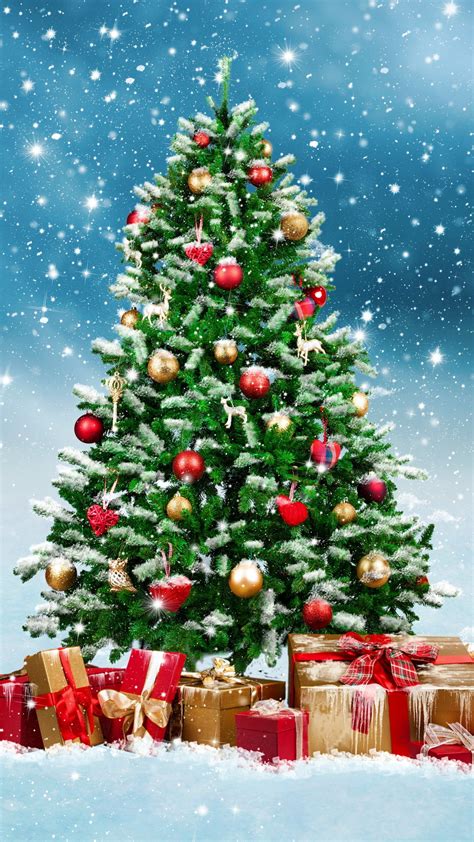Christmas Tree Phone Wallpaper 80 Images