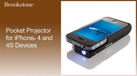 Pocket Projector For Iphone 4 And 4s Devices How To Video