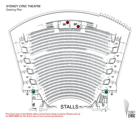 Lyric Theatre Seating Chart Brisbane Qpac Queensland Performing Arts