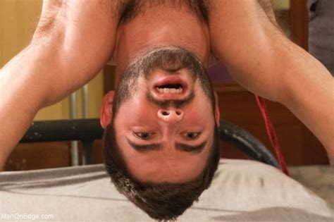 Hairy Stud Josh Long Tied Up And Edged For The First Time Men On Edge