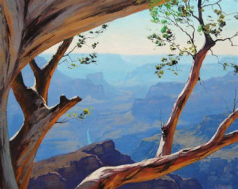 Peinture à Lhuile Grand Canyon Desert Paysage Peinture Art Etsy
