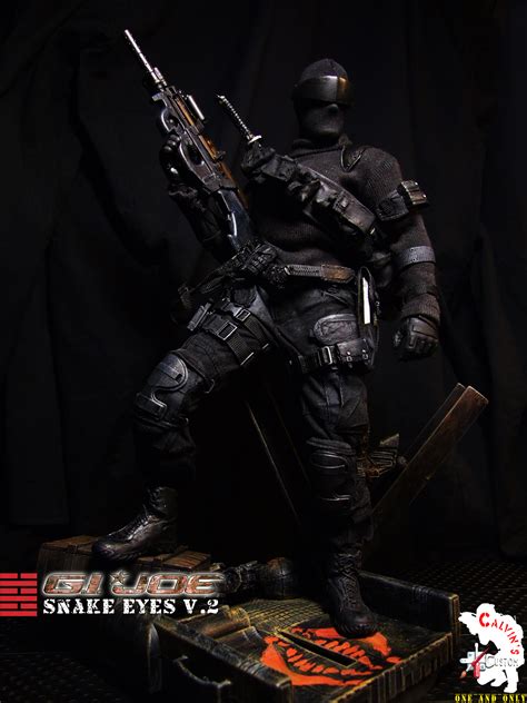 Even if you don't make very many mistakes, you will eventually lose; Calvin's Custom Snake Eyes version 2 - Snake Eyes Photo ...