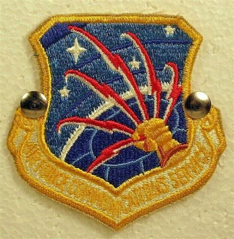 Usaf Air Force Communications Service Insignia Badge Full Color Patch