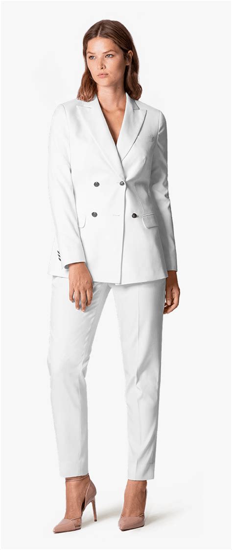 plus size white double breasted linensuit plus size white linen suit womens hd png download