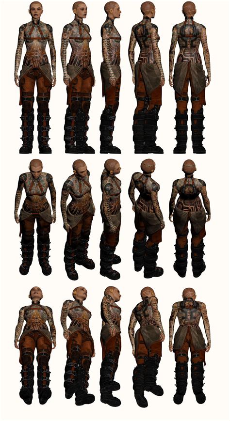 Mass Effect 2 Jack Model Reference By Troodon80 On Deviantart