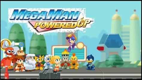 Mega Man Powered Up Psp Time Man All Bosses Youtube