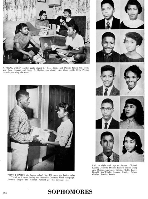 The Bumblebee Yearbook Of Lincoln High School 1957 Page 144 The Portal To Texas History