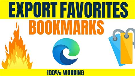 How To Export Microsoft Edge Bookmarks To Html File Simple Steps To