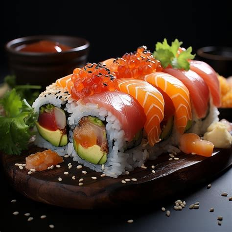 Premium Ai Image The Worlds Most Popular Food Sushi Food